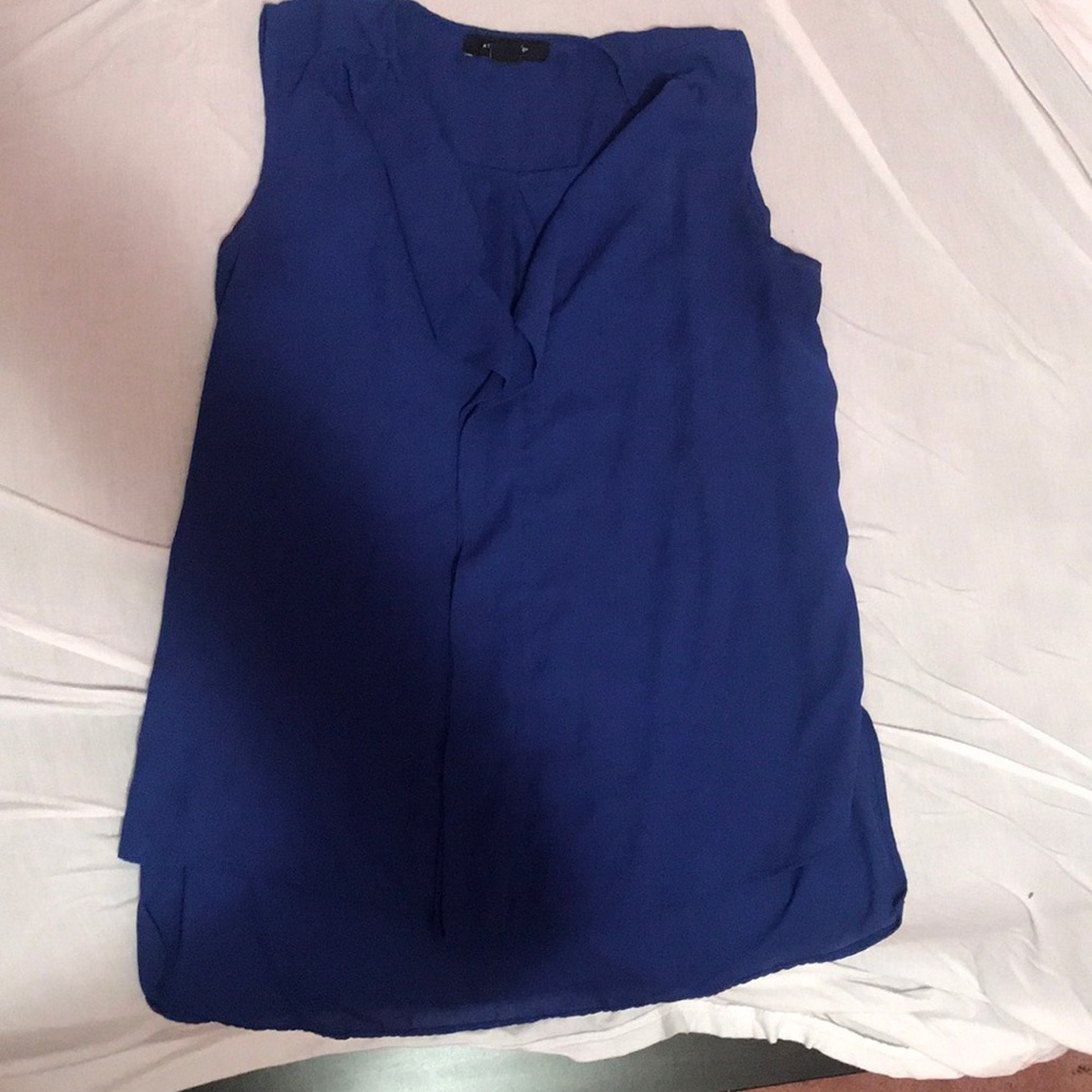 Royal blue blouse